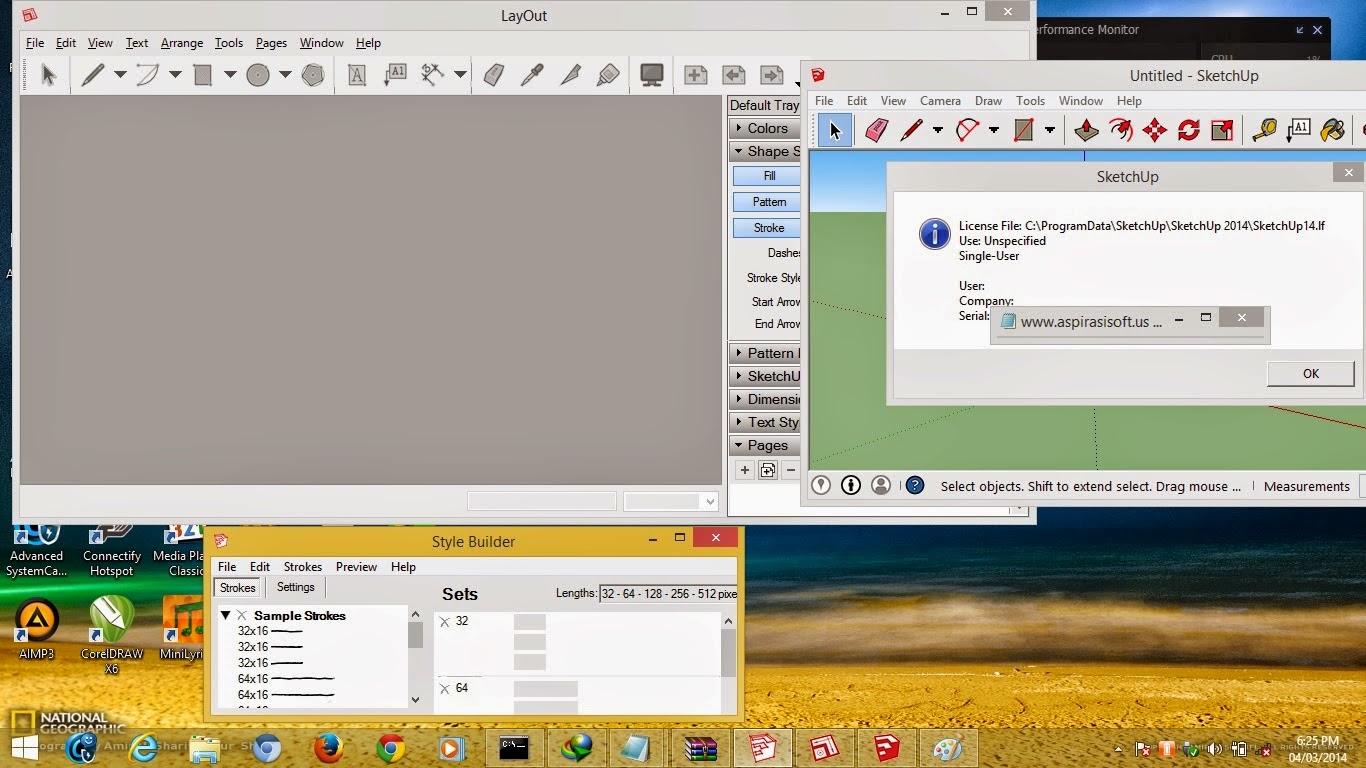 Download SketchUp Pro 2014 v14.1.1282 + Patch ( Sharebeast 80 Mb )