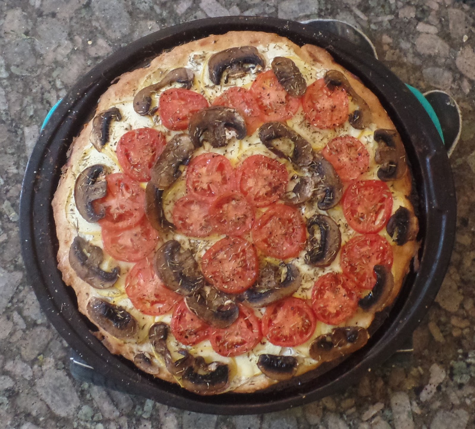 Blue Starr Gallery Provencal Goat Cheese & Vegetable Pizza