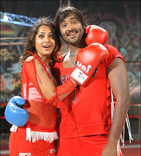 Anushka Shetty hot in red, Anushka Shetty in transparent dress