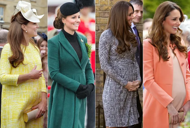 During her first and second trimester fashion fans waited with baited breath to see the stylish royal's take on maternity wear. The Duchess didn't disappoint, winning praise for dressing her burgeoning baby bump in elegant and sophisticated creations from both the high street and designers. 