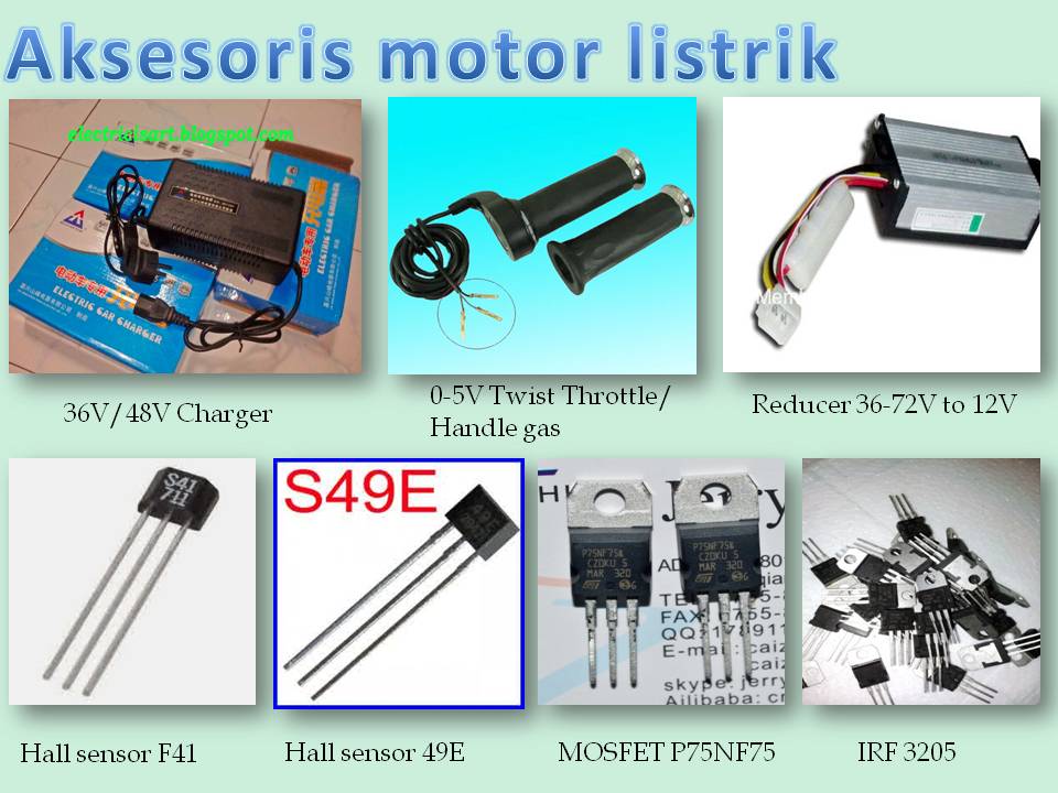 KOMPONEN MOSFET & HALL