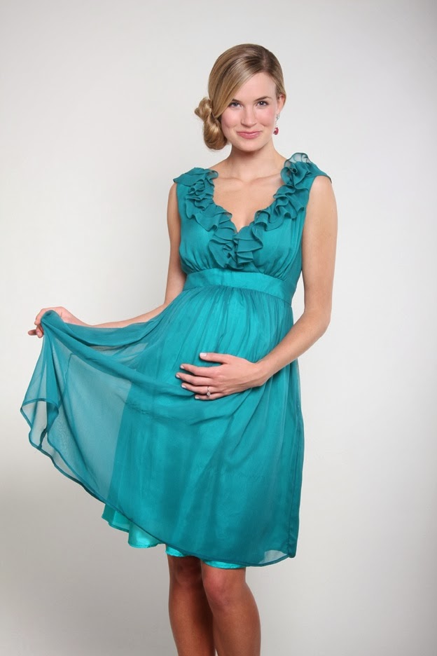 WhiteAzalea Maternity Dresses: Blue Maternity Bridesmaid Dresses