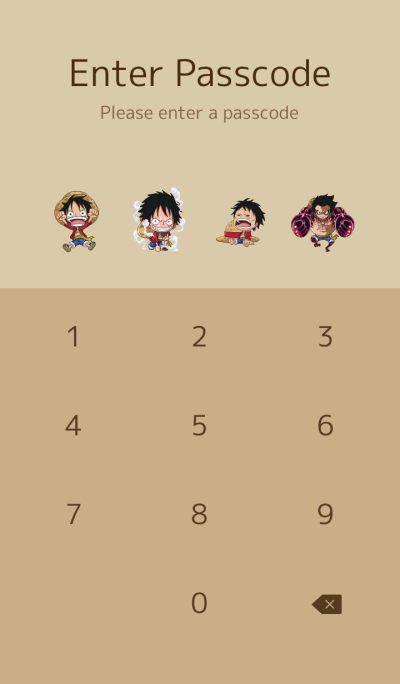 Line Official Themes One Piece Straw Hat Crew