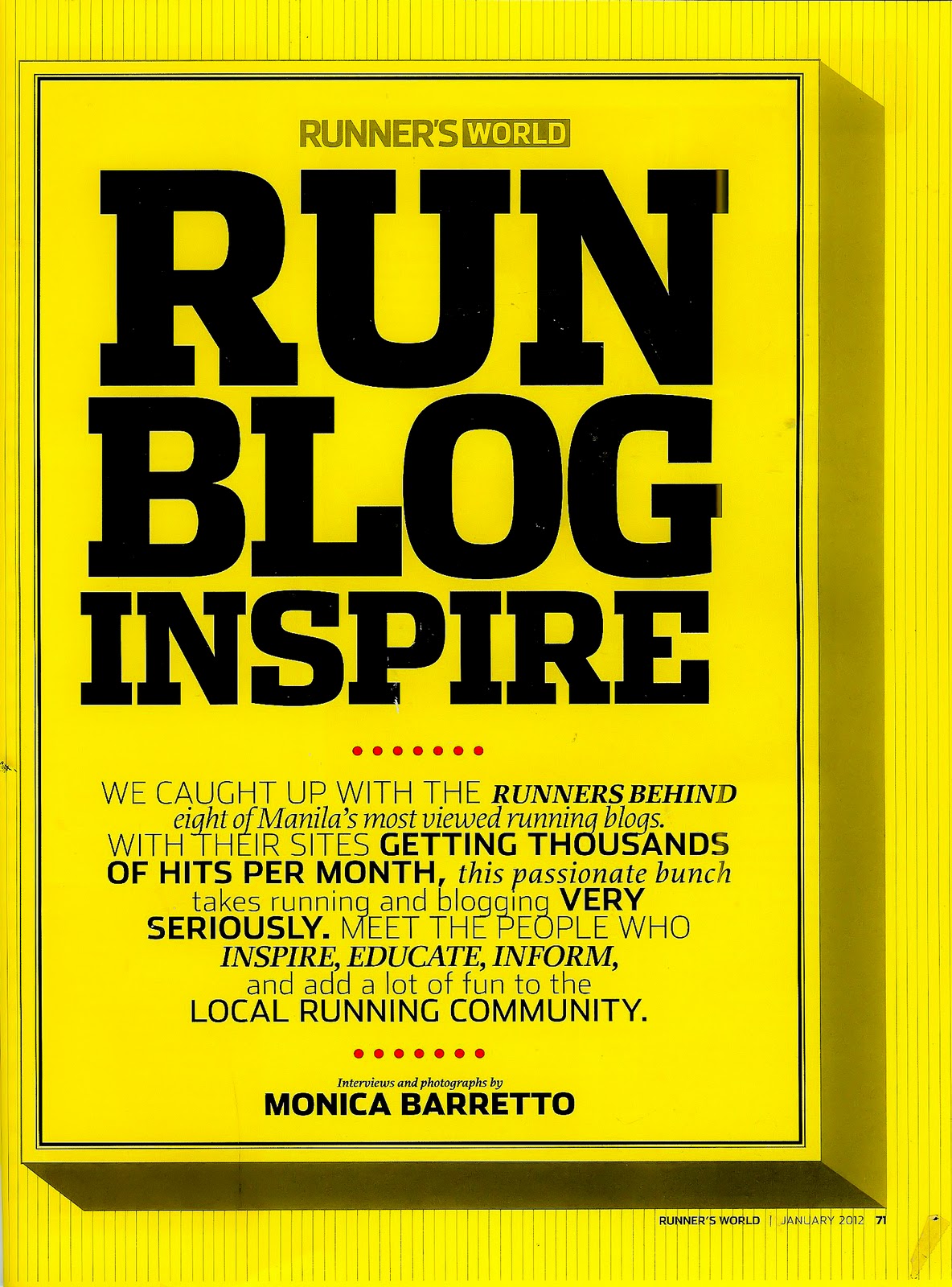RunningShield RUNNER'S World RUN BLOG INSPIRE
