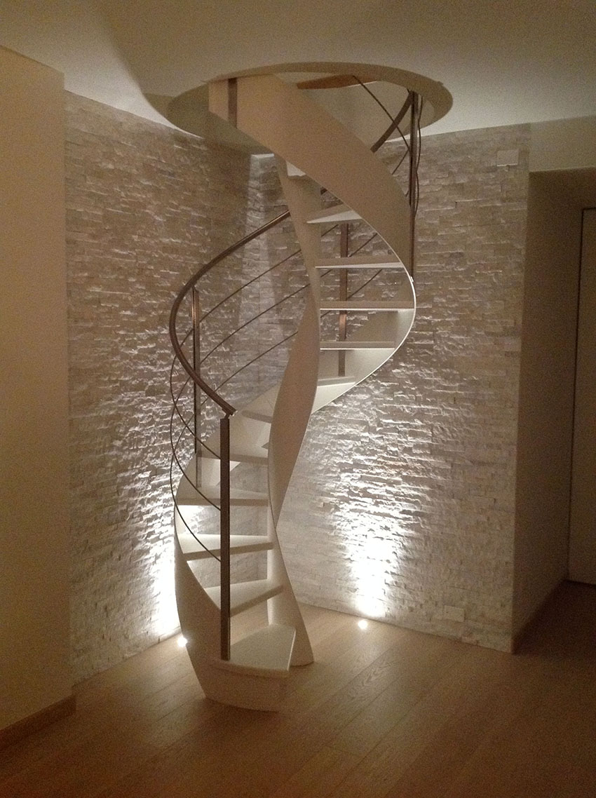 Arredo e design: le piccole grandi scale di rizzi Diametro minimo scala a chiocciola