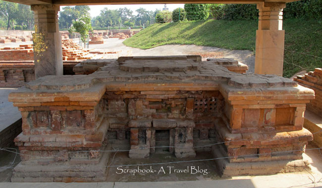 Panchayatan Temple ruins at Sarnath 