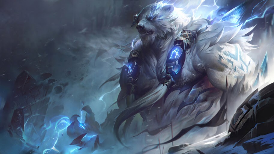 Volibear, Rework, New, Splash Art, 8K, #3.1872