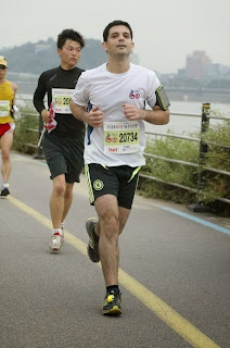 Corriendo el medio maratón en Seúl