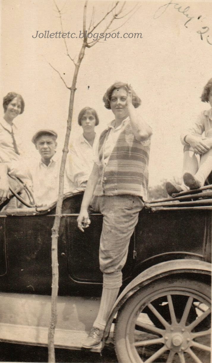 Virginia Cole and friends July 1925