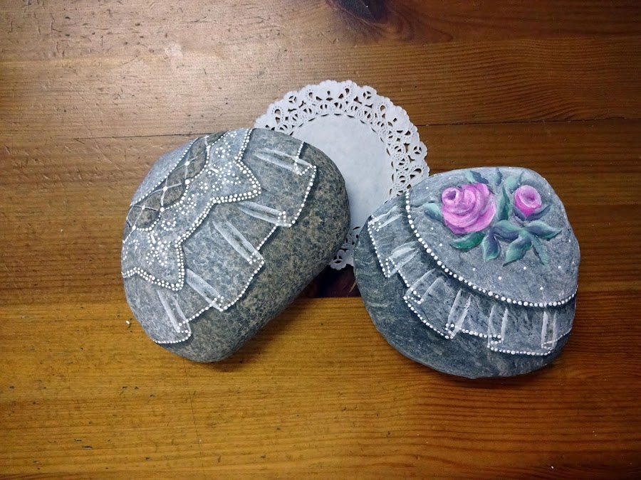 curso como pintar piedras a mano