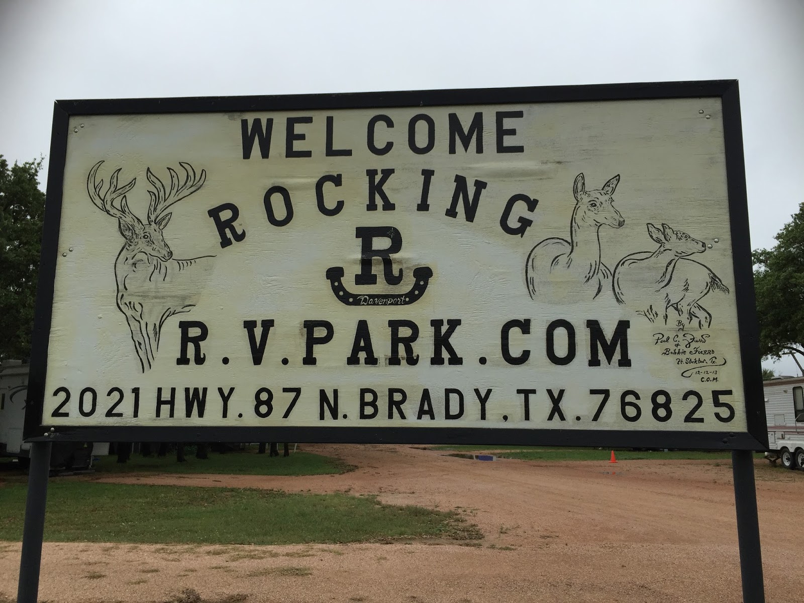 Passport America Site Seers Rockin R RV Park, Brady, TX New Passport