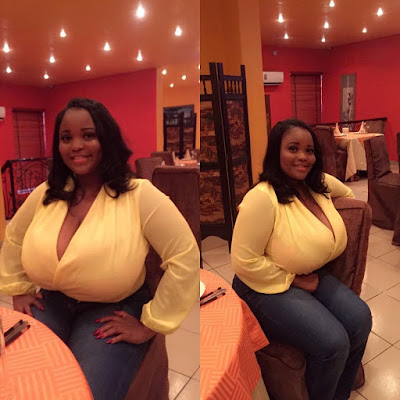 Nigerian Lady With Huge Boobs Causes Commotion On Instagram Photos