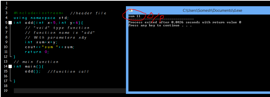 User defined Function