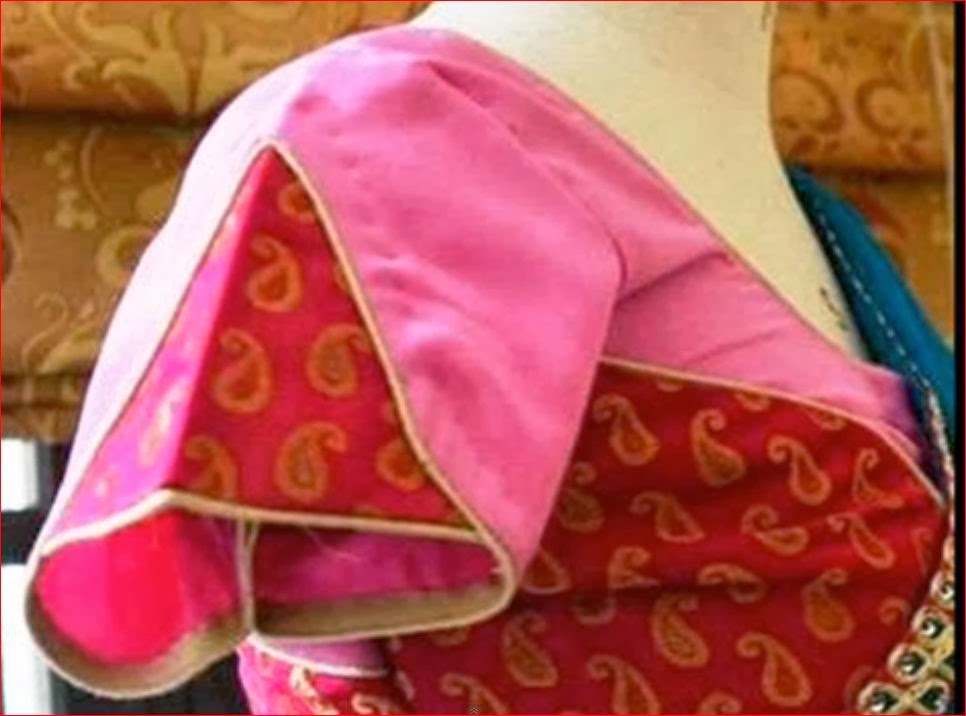 14+ Popular Piping Design Blouse Cutting