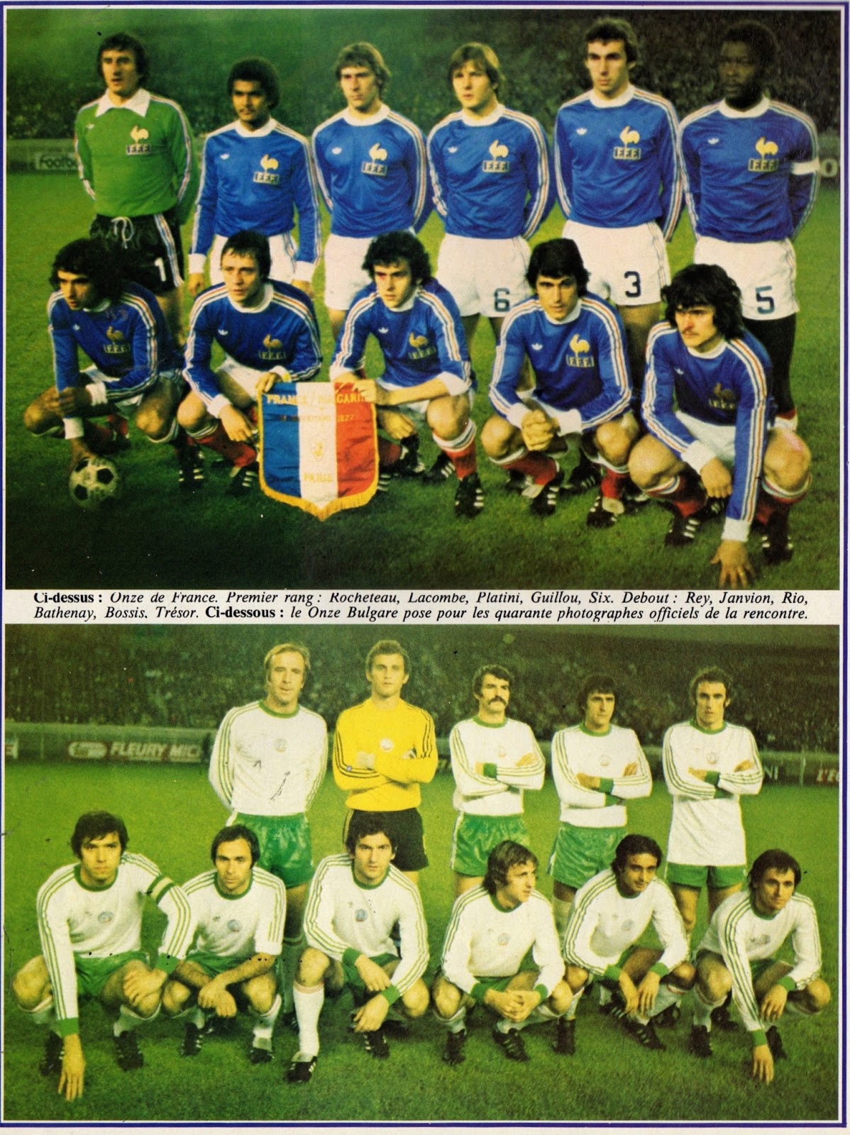 Soccer Nostalgia International Season 1977/ 78, Part 4 (November 1977)