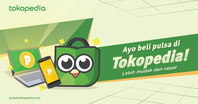 Cara Beli Pulsa di Tokopedia Cara Beli Pulsa di Tokopedia, pulsa online, klikbca