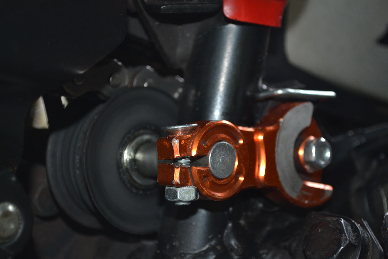 Demak DTM Front Sprocket Chain Guide Custom Made SuperXmoto SuperMoto