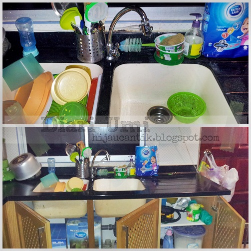 Aku Memang Begini Diari Umi Tempat Keringkan Pinggan Mangkuk Sudah Dicuci Tu Pun Aku Bahagi Dua Sebelah Untuk Lagi Cawan Anak3 Memanjat Kerusi