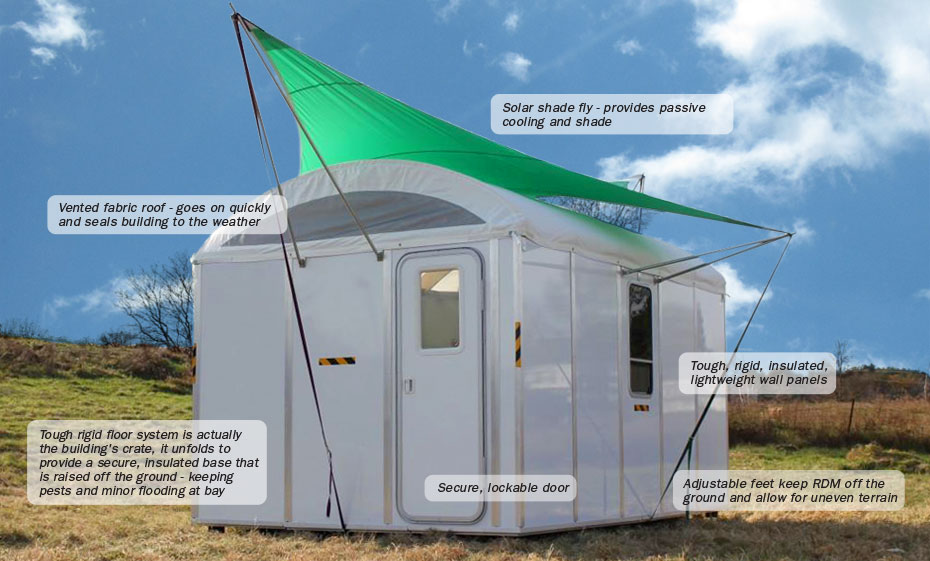 Ikea solar powered shelter can last 10 times longer than a refugee tent