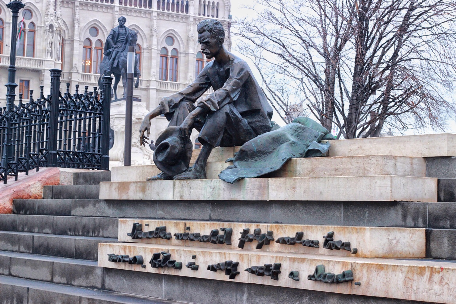 Poetry Attila Jozsef Statue