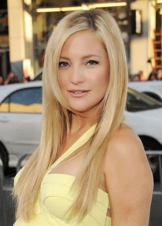 Cute long straight hairstyle for blonde hair Kate Hudson hairstyles}