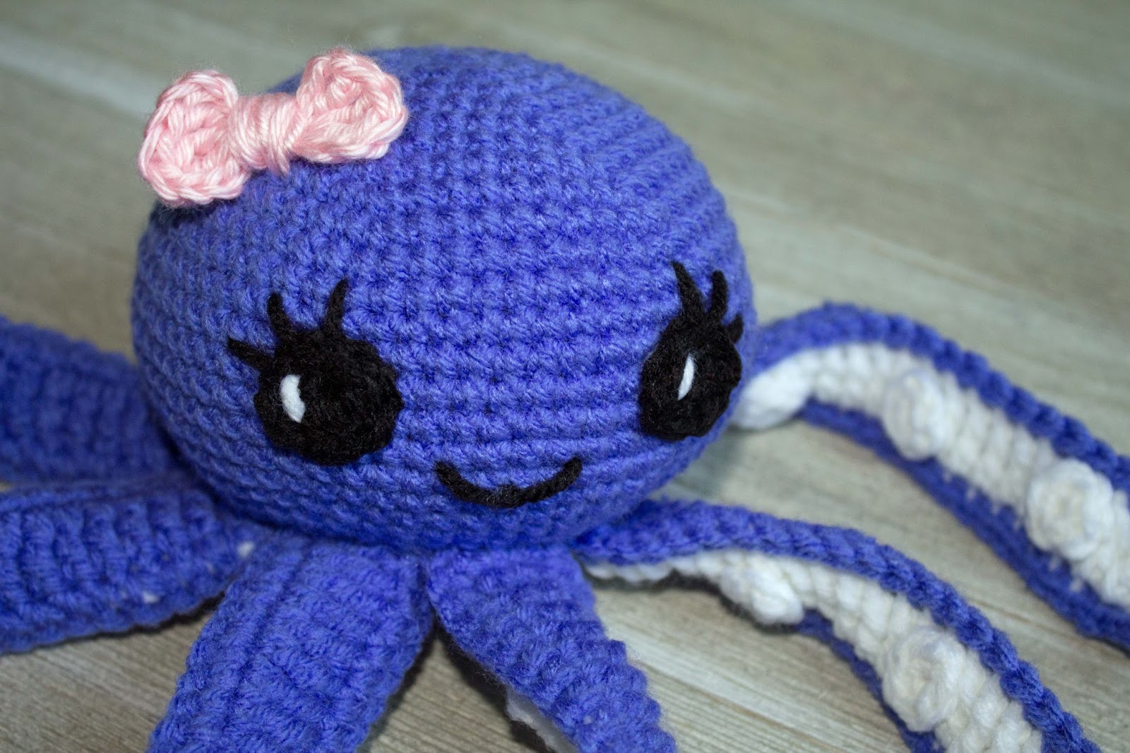 Amigurumi Octopus Baby Toy Free Pattern - The Friendly Red Fox