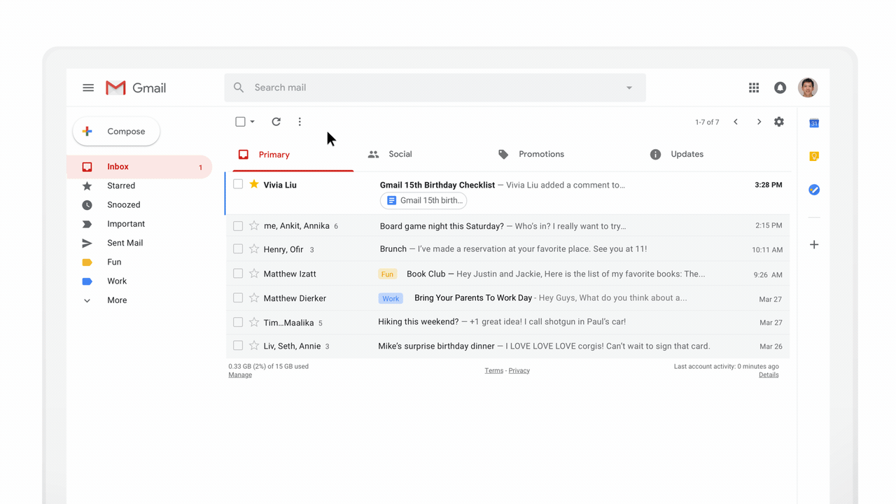 amplifying inbox actions