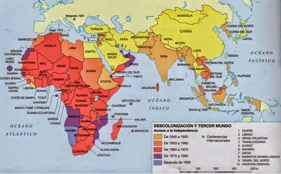 DESCOLONIZACIÓN Y CONSECUENCIAS EN LA ACTUALIDAD.: Visión General
