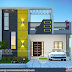 2 bedroom 1400 sq.ft modern home design