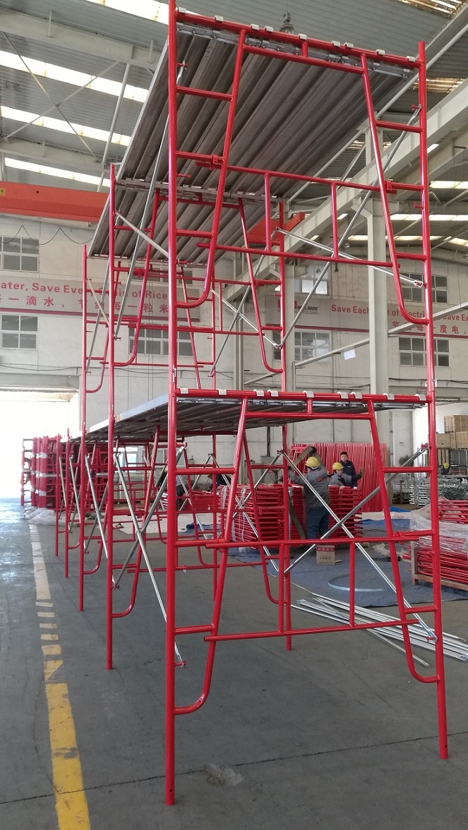 walk Through frame scaffolding to USA