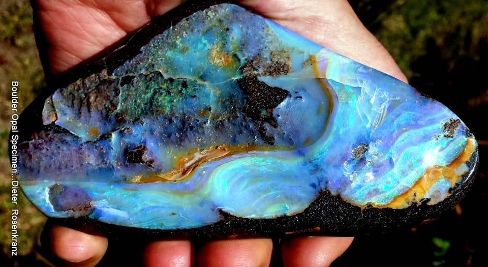 orange opal specimen Mexican fire opal specimen raw boulder opal