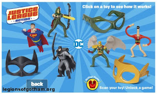Justice League Action McDonalds Happy Meal Toys Justice League Action McDonalds Happy Meal Toys