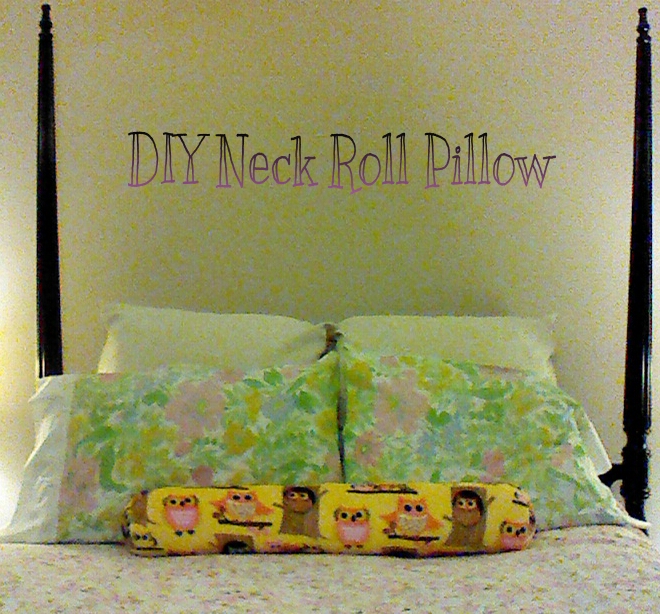 The Vintage Honeybee DIY Neck Roll Pillow