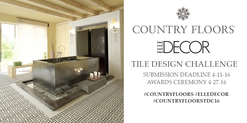 Country Floors Inaugural Tile Design Challenge With Elle Decor