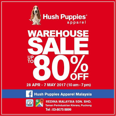 Hush Puppies Apparel Malaysia Warehouse Sale