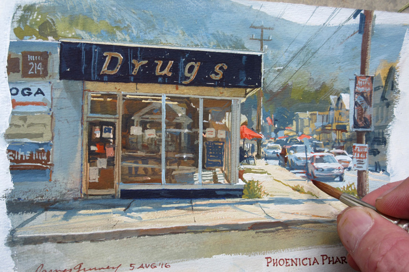 Review & demo - Shinhan PASS Color hybrid gouache/watercolor paints 