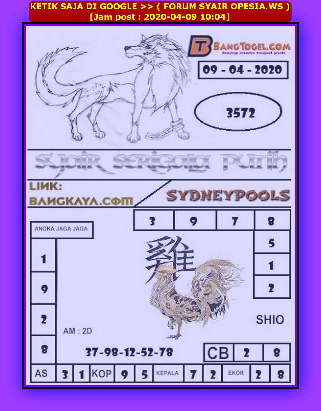 17 Prediksi hk jostoto kemarin