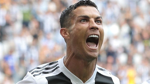 Cristiano Ronaldo Celebrates Juventus Goal