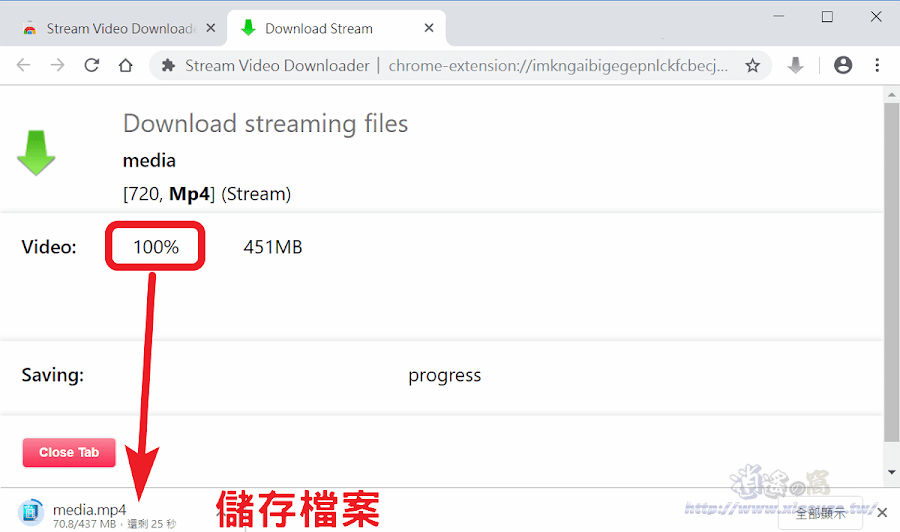 Stream Video Downloader 擴充功能