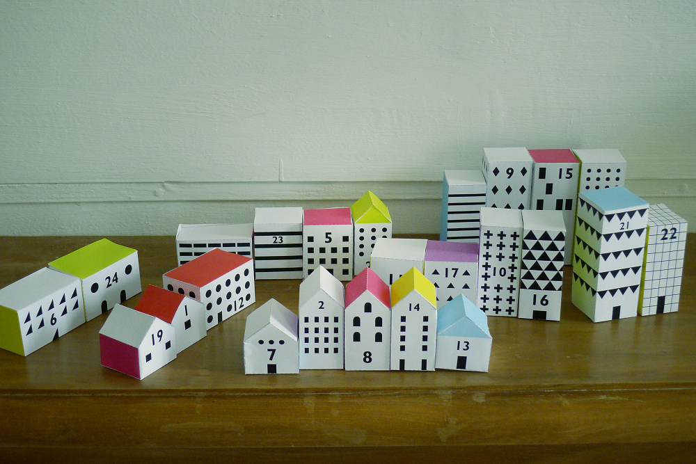 Calendrier de l'avant urbain / urban advent calendar