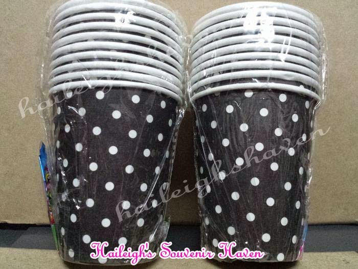 FAVORS AND PRINTS PH (Haileigh's Souvenir Haven): PAPER CUPS (POLKA DOT)