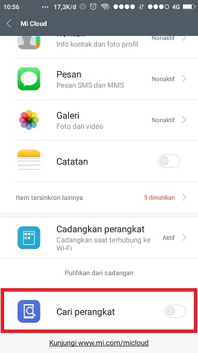 Cara Aktifkan Dan Menonaktikan Fitur Cari Perangkat Pada Hp Xiaomi Ime Android
