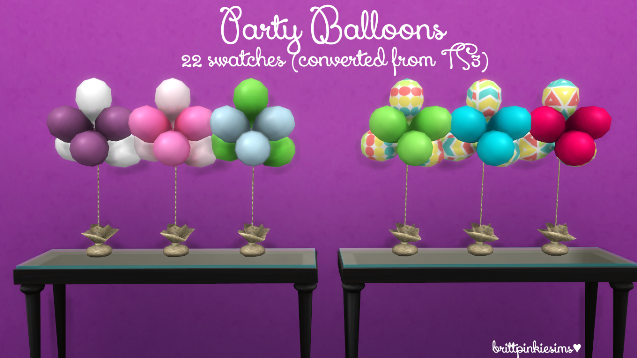 The Sims 4 Birthday Party Set Nathys Sims