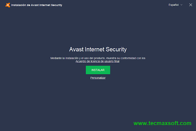 Avast Internet Security 2018 Licencia gratis captura 1