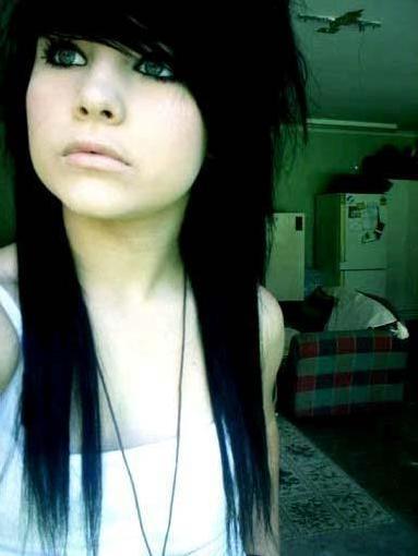 female emo hairstyles. hairstyles for girls.