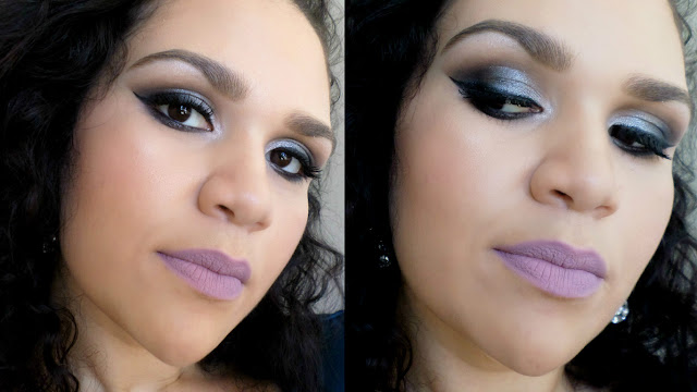 Maquiagem Cinza com Sombras 3D Maquiagem Cinza com Sombras 3D