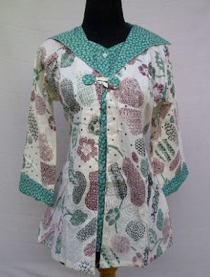 model baju batik kerja wanita model baju batik kerja wanita
