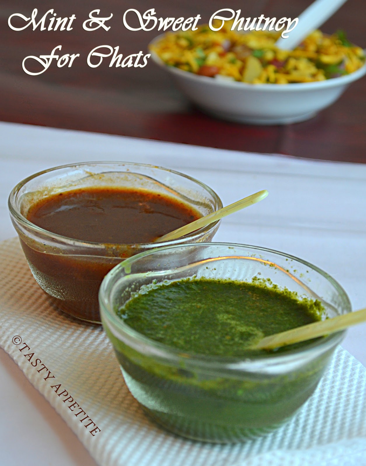 How to make Green Chutney & Sweet Chutney for Chats ( Mint Chutney