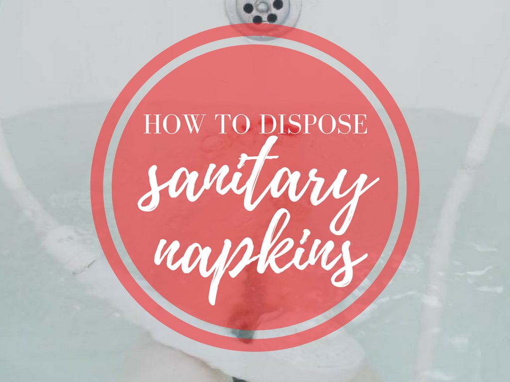 used sanitary napkin