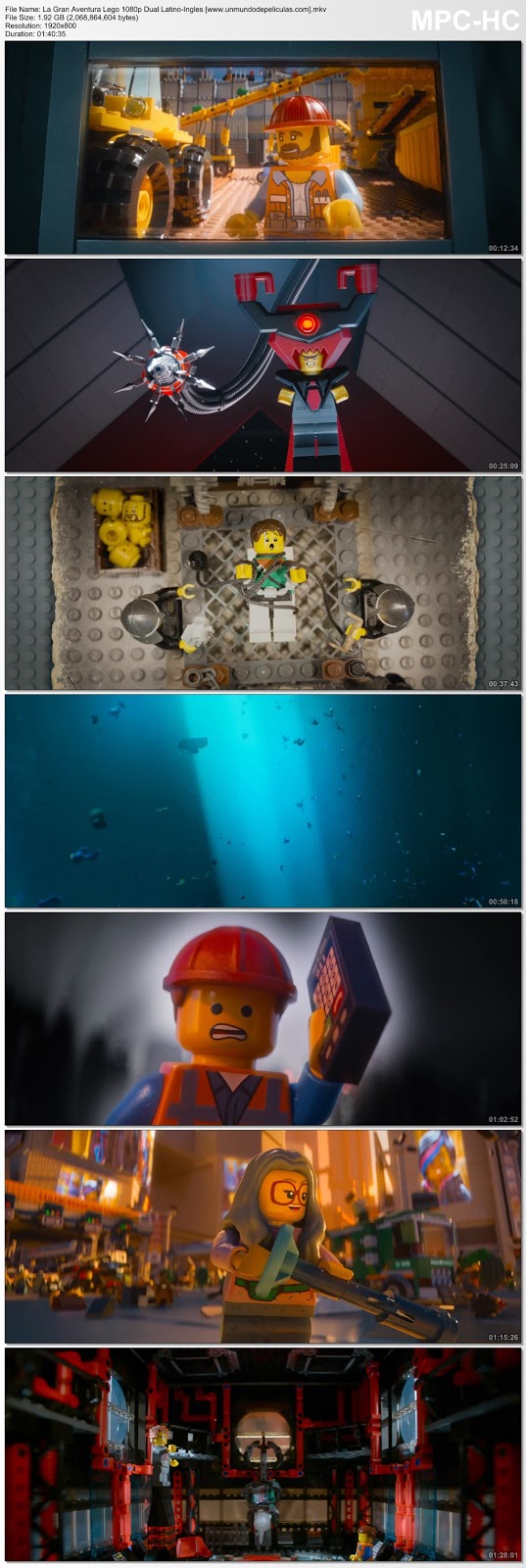 Capturas de la película.